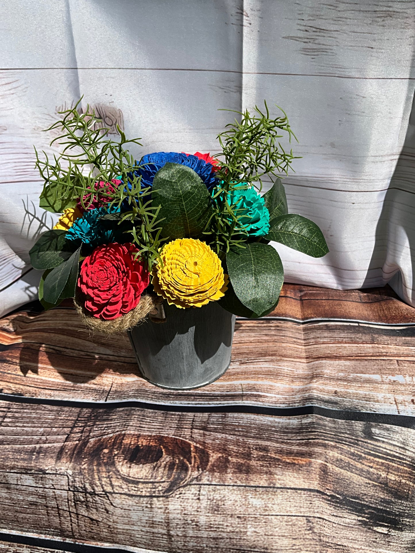 Color Splash in Charcoal Pot