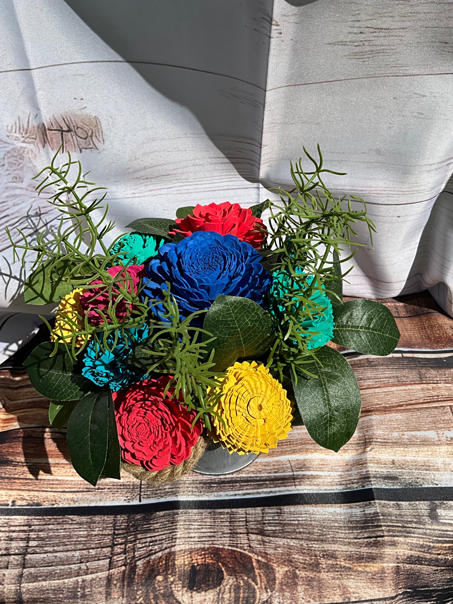Color Splash in Charcoal Pot