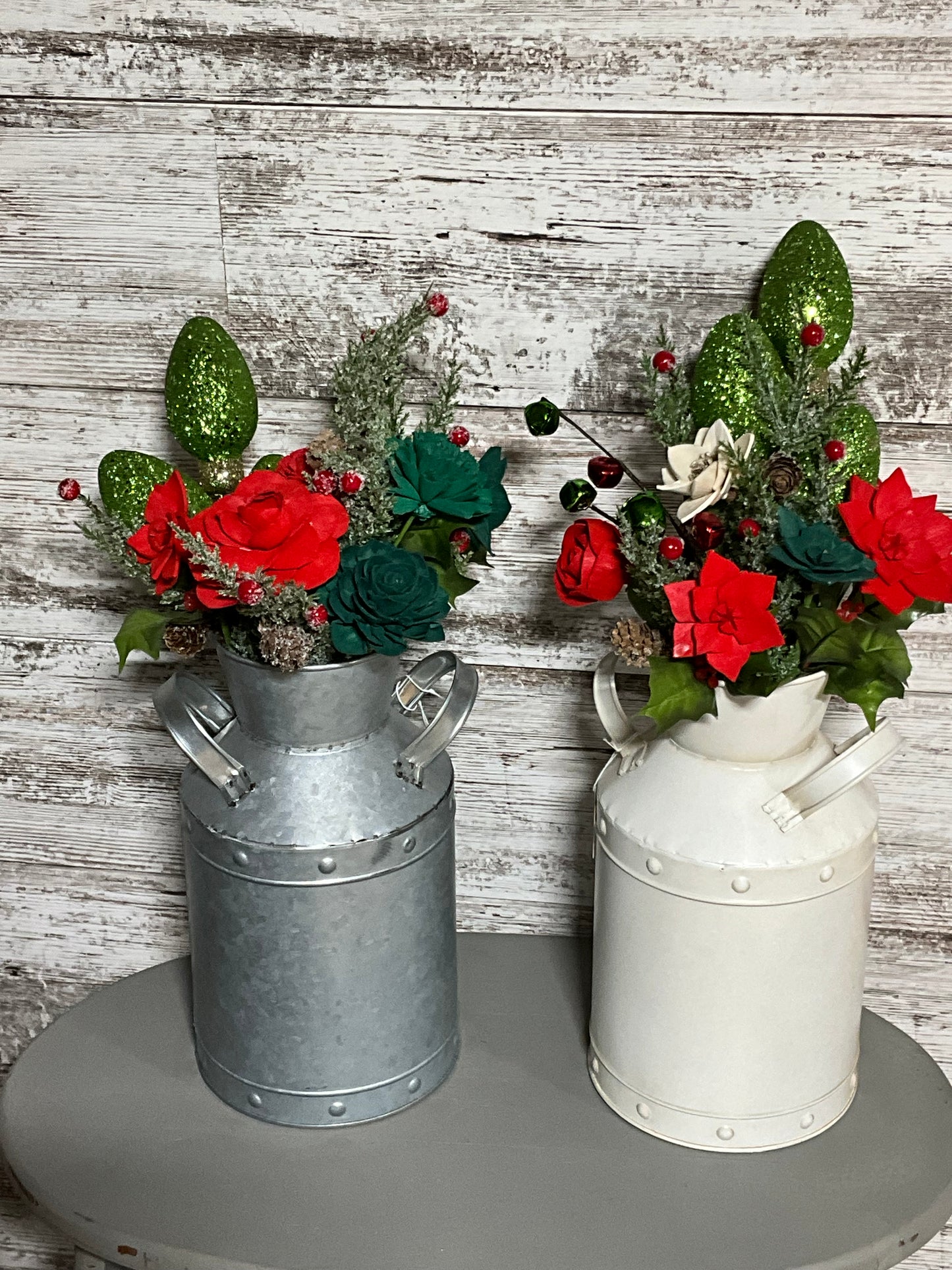 Holiday Milk Jug Arrangements (4 options)