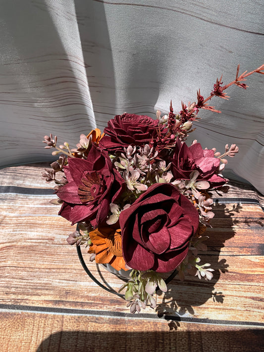 Spooky Bloom" Halloween Sola Wood Arrangement