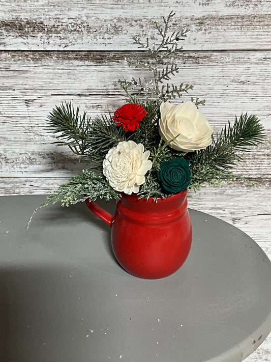 Christmas Mini Mug Arrangement