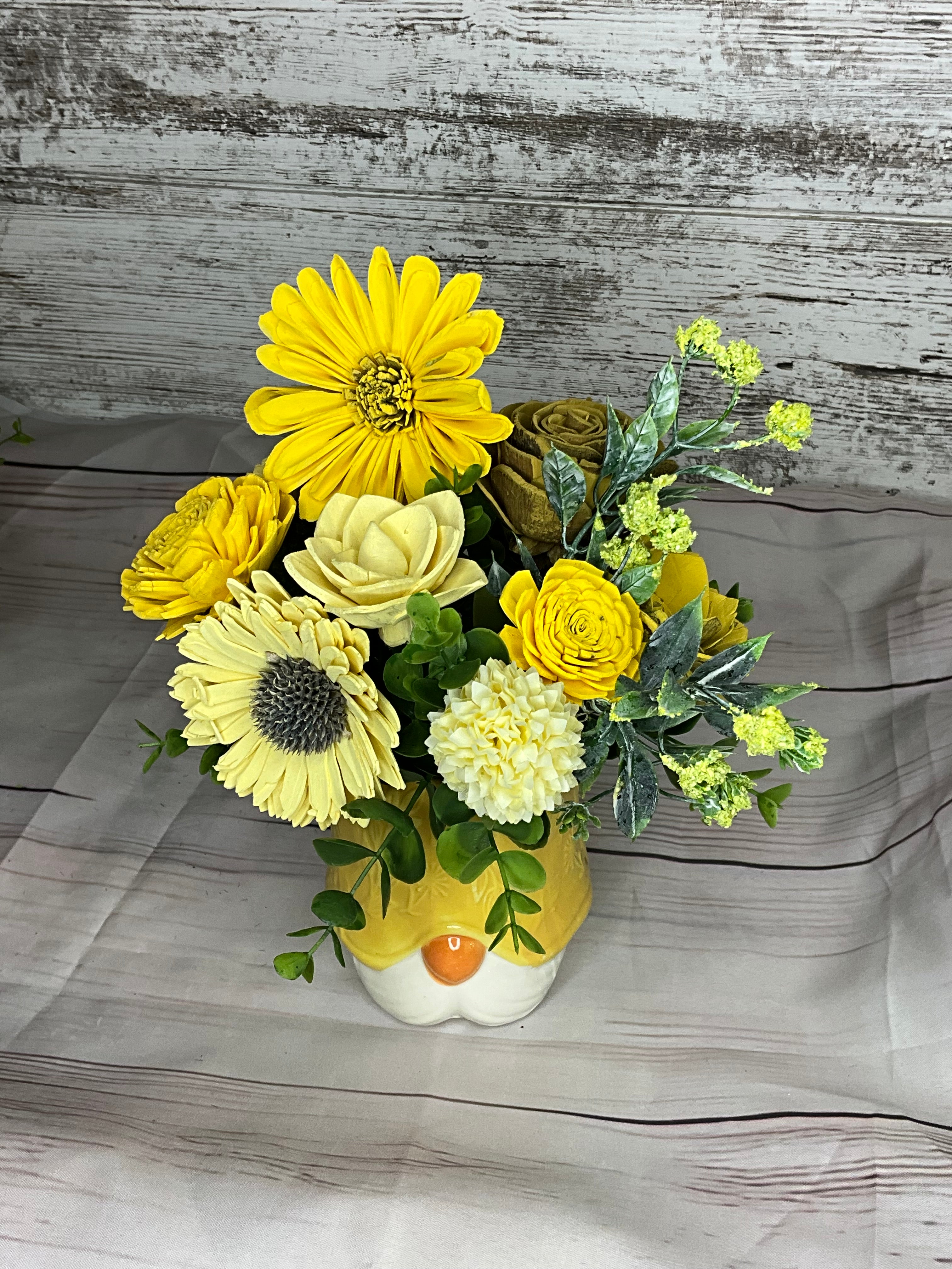 Sunshine Yellow Sunflower Vase Arrangement