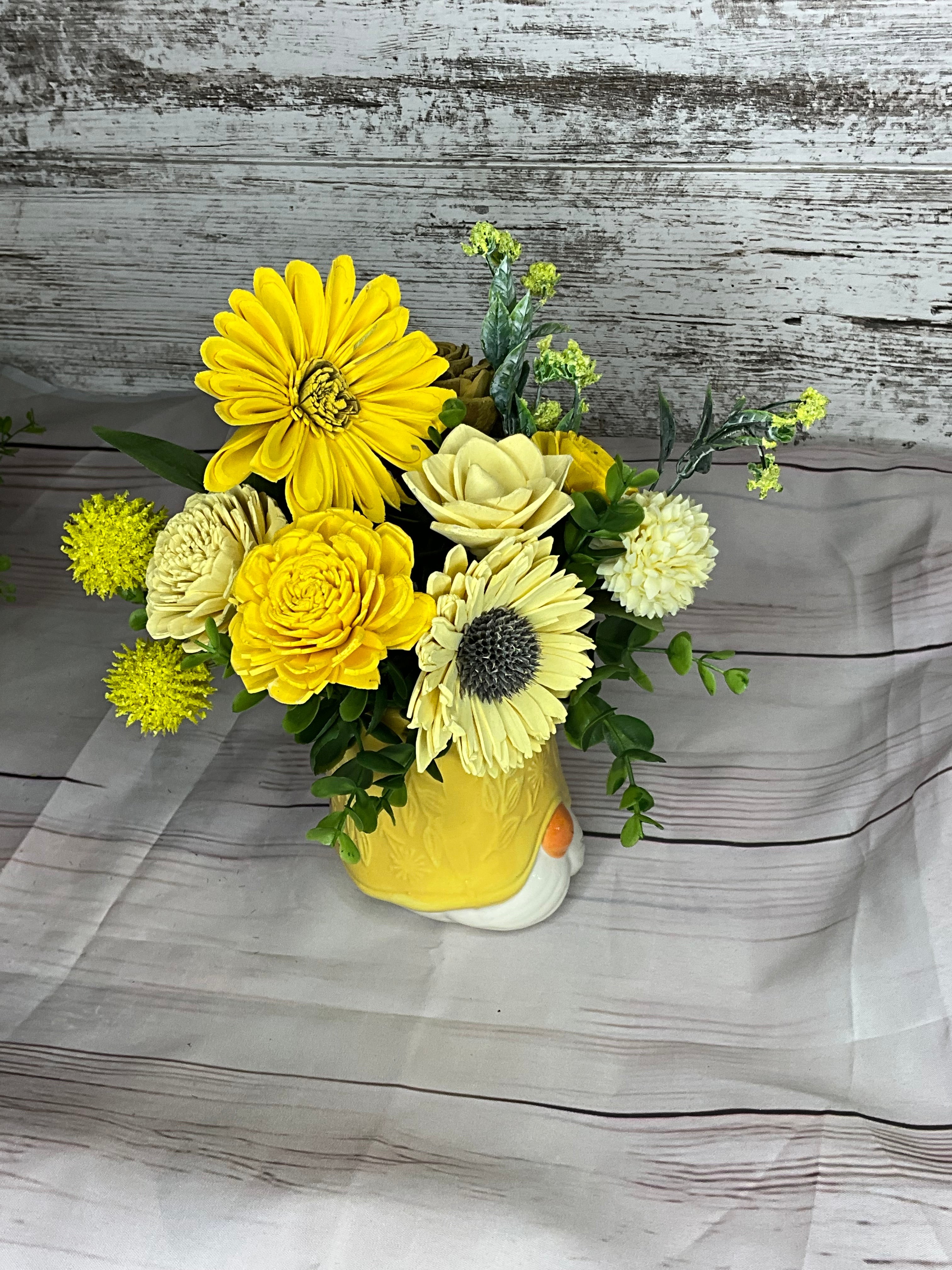Sunshine Yellow Sunflower Vase Arrangement
